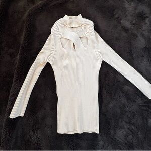 White House Black Market Cream Sweater